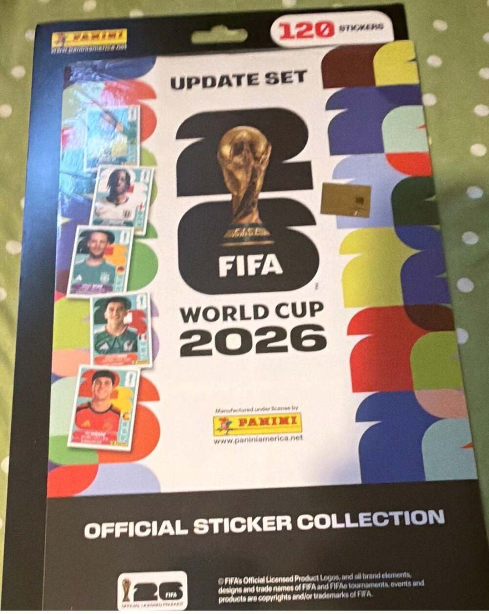 Panini FIFA World Cup 2026 Official Sticker Collection Update Set - 120 Stickers